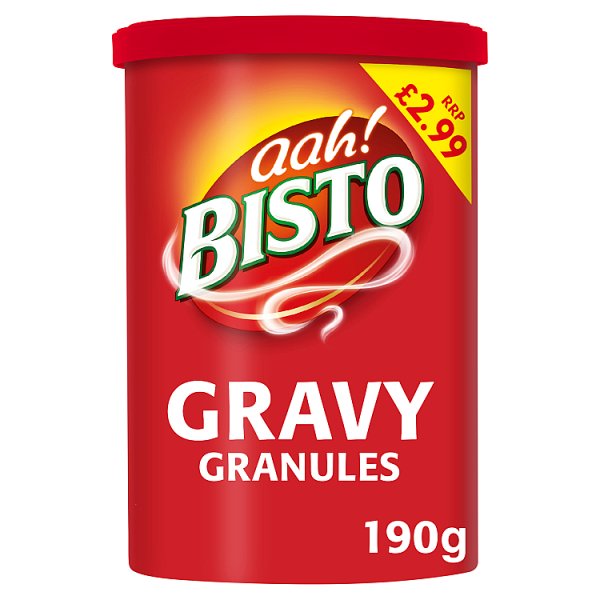 Bisto Gravy Granules 190g x12 Case Original Beef Gravy Catering Bulk Value Pack