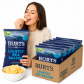 Burts Lightly Sea Salted Hand Cooked Crisps 150g (Pack of 10)