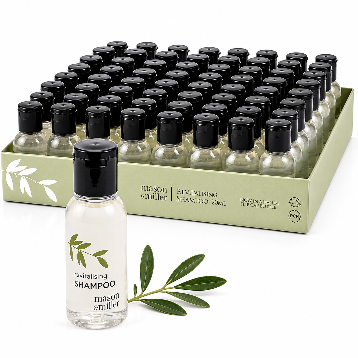 Mason & Miller Revitalising Shampoo 20ml - Pack of 10-25-50 - Hotels & Serviced