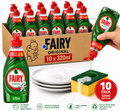 Fairy Original Washing Up Liquid 320ml – Pack of 10