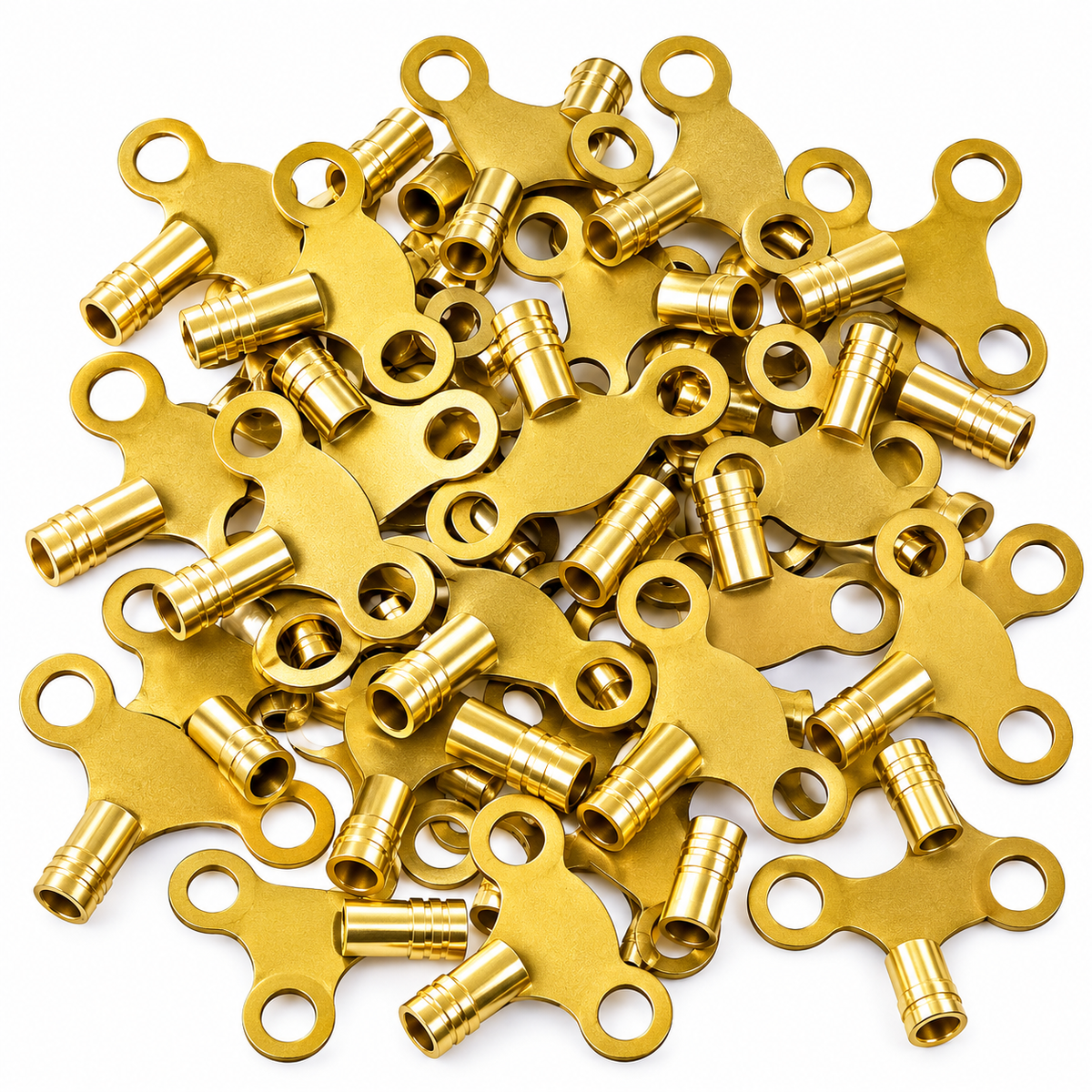 20x Radiator Bleed Key Brass Heating Radiator Air Vent Plumbing Tool Universal Gold Copper Bleed Keys