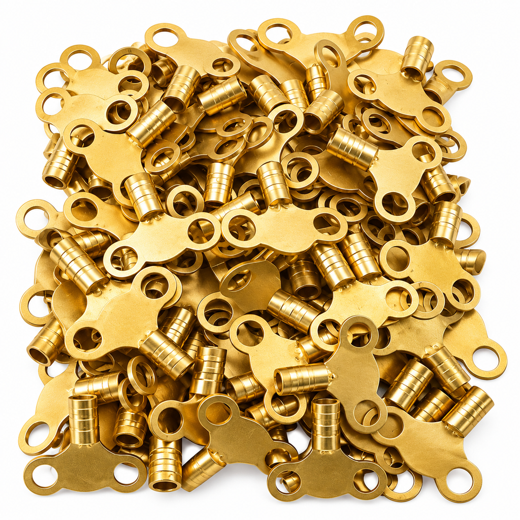 Marksman 100 Bleed Keys for Radiators Solid Brass Universal Bleed Keys