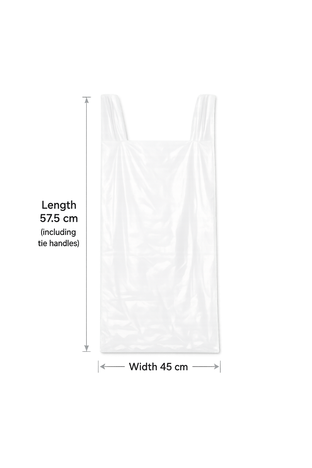 TidyZ 15L Pedal Bin Bags Liners – Tie Handles