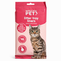 World of Pet Cat Litter Tray Liners | 70 x 30 cm | Pack of 16