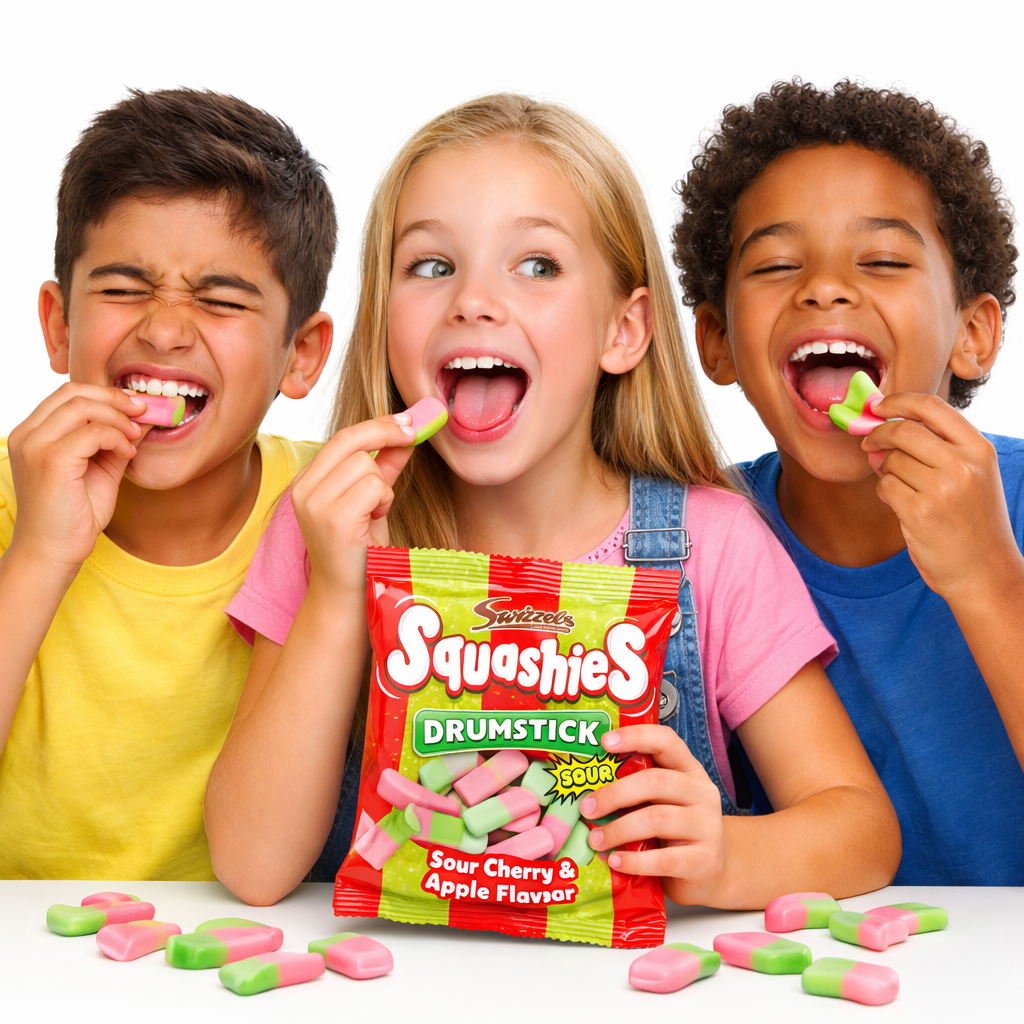 Swizzels Squashies Sour Cherry & Apple 140g