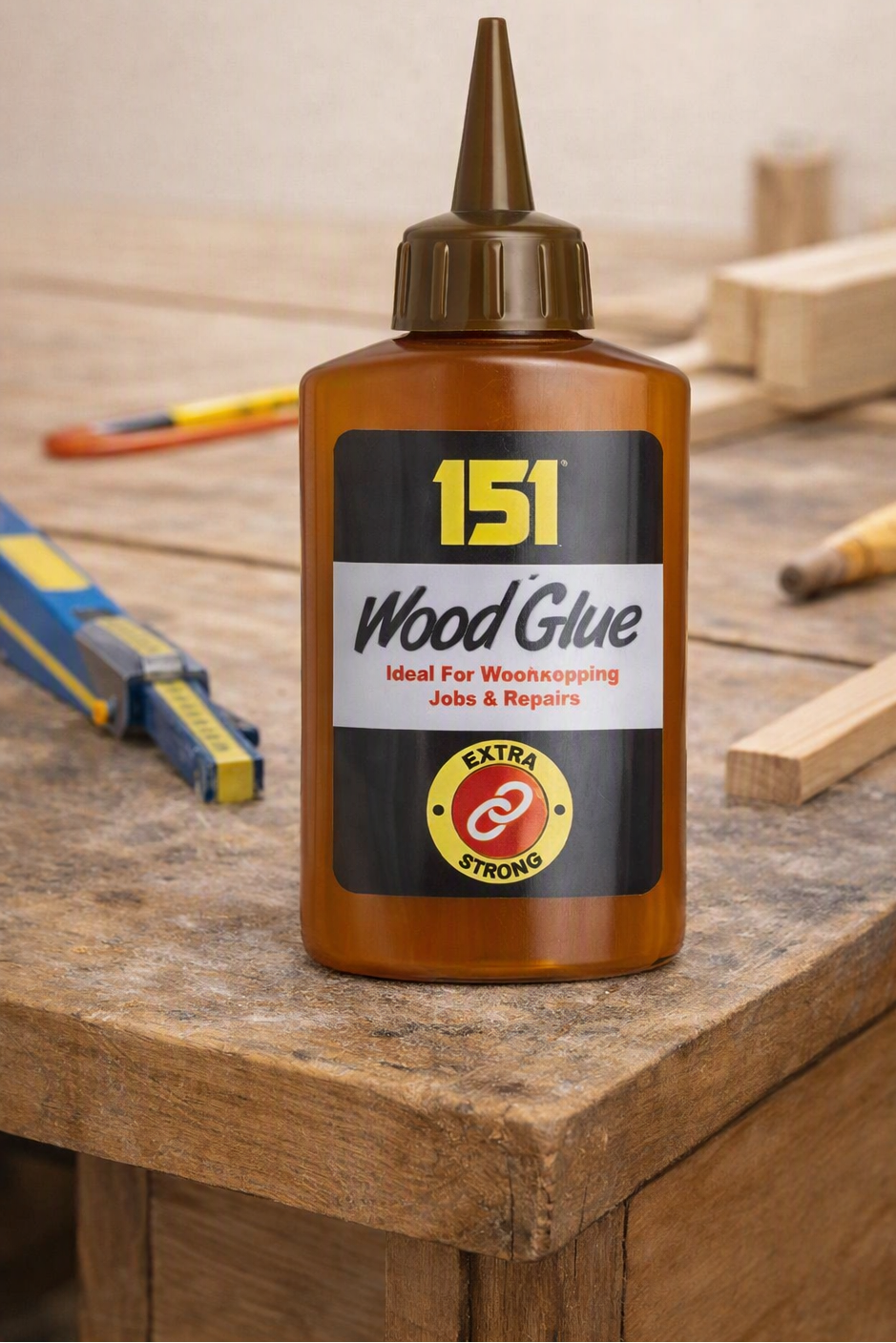 151 Extra Strong Wood Glue 120g – High‑Strength Adhesive for Furniture & DIY Repairs