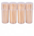 Natural Wooden Toothpicks Set – 360 Count (4 Dispenser Tubes)