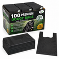 Premium Lemon‑Scented Dog Poop Bags – Extra Strong Black Bags with Tie Handles