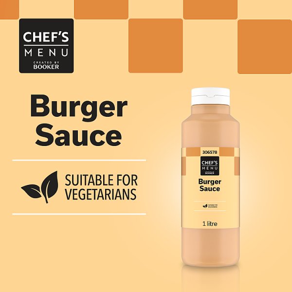 2 x Chef's Menu Burger Sauce - 2 x 1 Litre