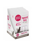 Pride & Groom Cat Flea & Tick Spot‑On Treatment – 4‑Week Protection