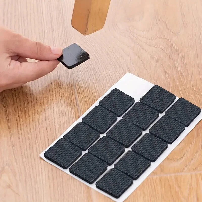 Self-Adhesive Non-Slip Furniture Pads – Rubber Floor Protectors for Chair & Table Legs