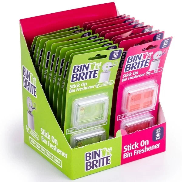 Bin Brite Stick On Bin Freshener & Deodoriser (Citronella / Berry Blast)