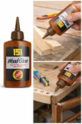 151 Extra Strong Wood Glue Bottle (120g) - High Performance Adhesive for Carpentry & Repairs
