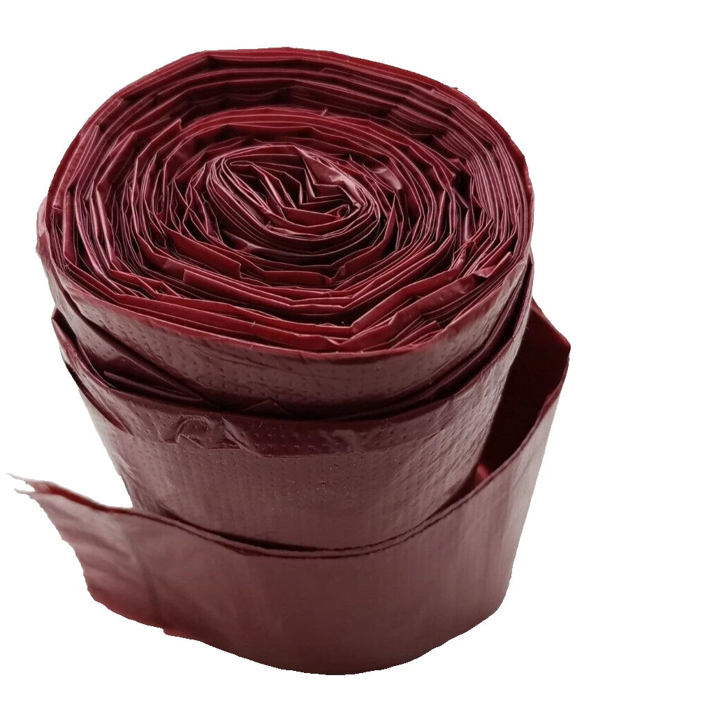 300 Pack Extra Large Dog Waste Bags – Special Edition Burgundy Red Heavy-Duty Pet Poop Bags with Tie Handles (38cm x 32cm)