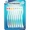 DID Adult Manual Toothbrushes with Soft Bristles & Comfort Grip – 8-Pack