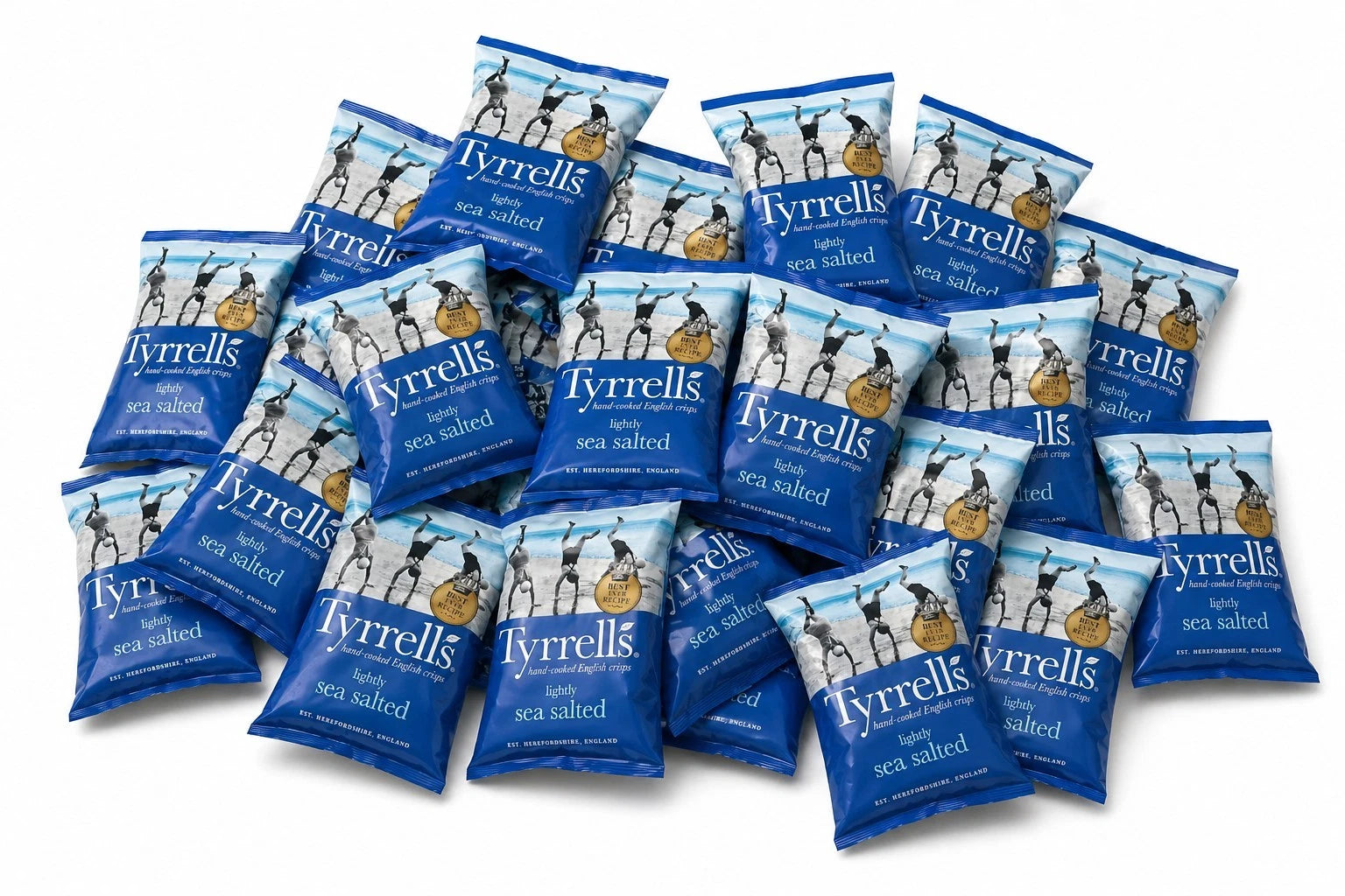 Tyrrells Crisps | Lightly Sea Salted Flavour | Full Case 24x40g