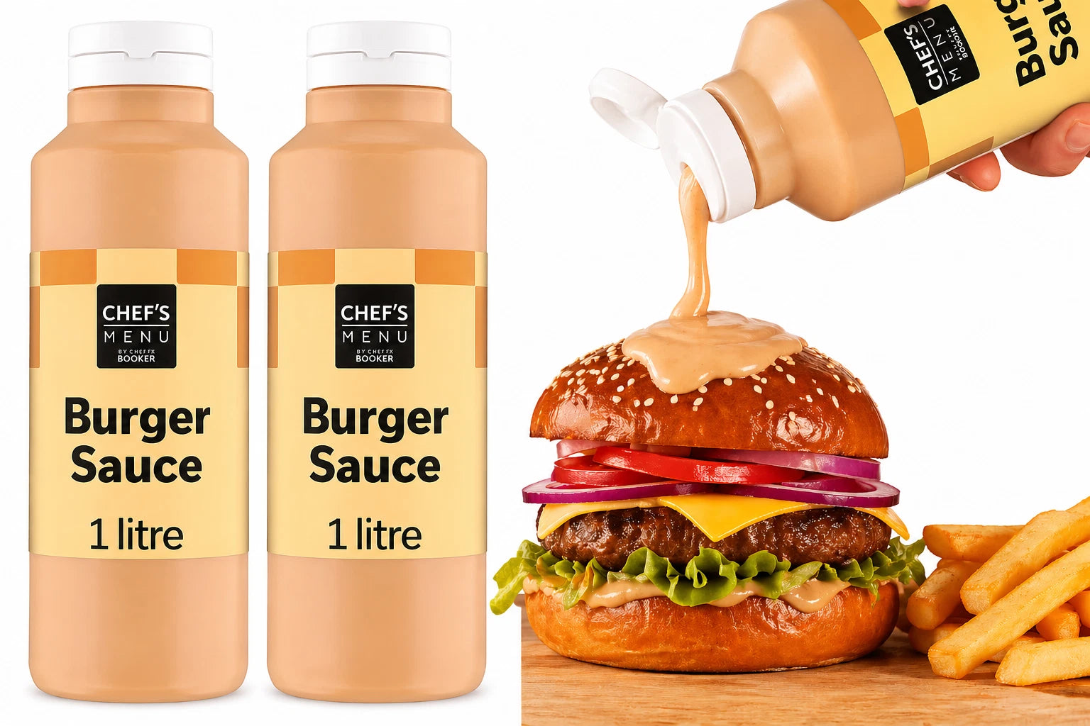 2 x Chef's Menu Burger Sauce - 2 x 1 Litre