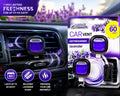 Car Air Freshener Vent Clip Lavender Twin Pack Long Lasting Odour Car Freshener